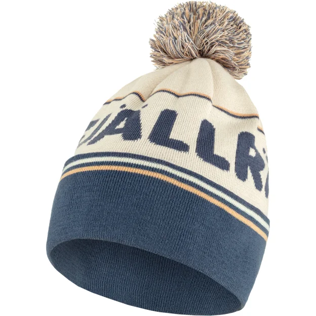 Fjällräven Fjällräven Pom Hat Unisex Caps, hats & beanies White, Blue Main Front 56376