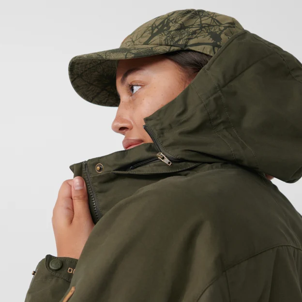 Fjällräven Forest Hybrid Jacket W Women’s Hunting jackets Detail Angle J 60184