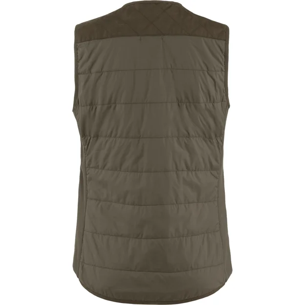 Fjällräven Forest Wool Padded Vest W Women’s Hunting jackets Green Main Back 59238
