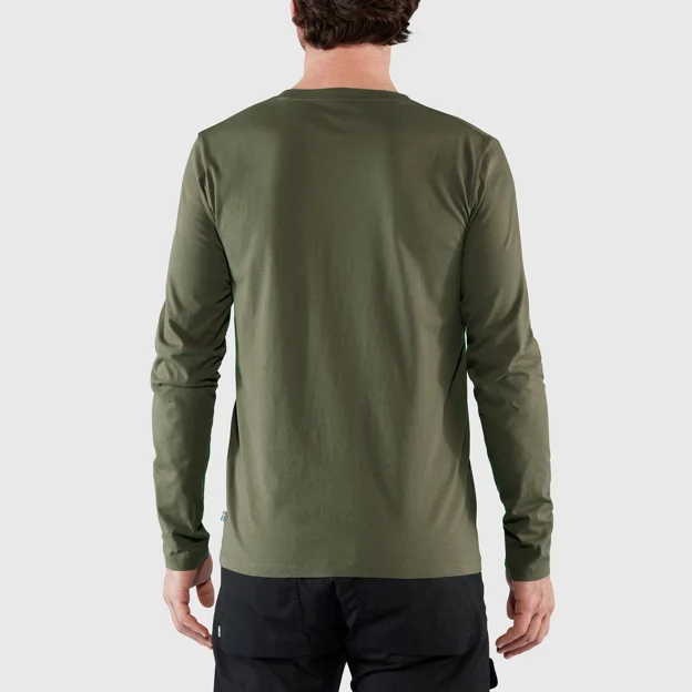 Fjällräven Forever Nature Badge LS M Men’s T-shirts & tank tops Model Model back 23588
