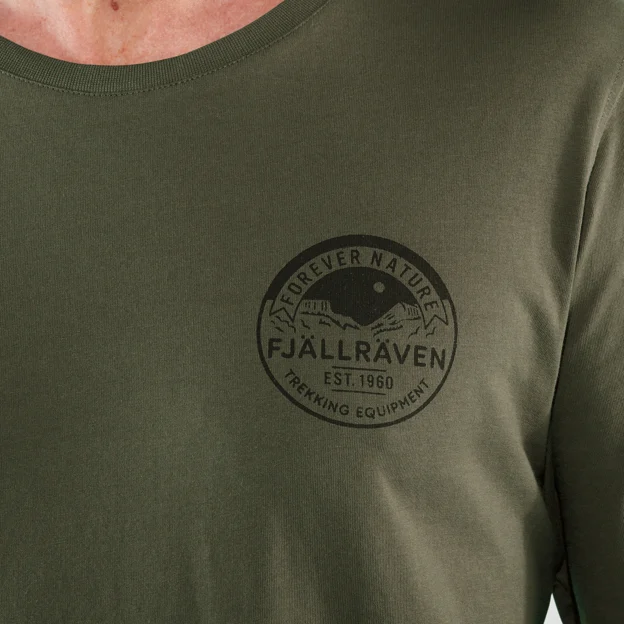 Fjällräven Forever Nature Badge LS M Men’s T-shirts & tank tops Detail 23590