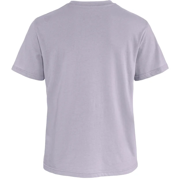 Fjällräven Fox Boxy Logo Tee W Women’s T-shirts & tank tops Purple, Blue Main Back 100691