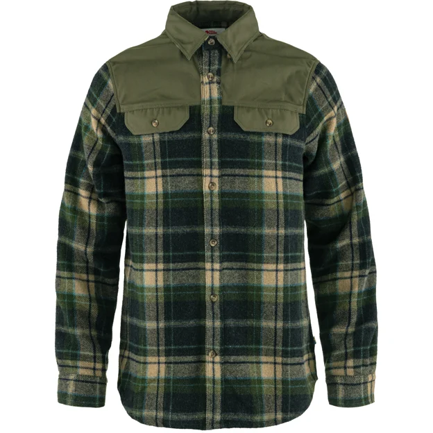 Fjällräven Granit Shirt M Men’s Shirts Green Main Front 65651
