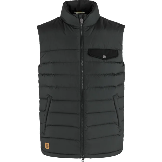 Fjällräven Greenland Down Liner Vest M Men’s Down jackets Black Main Front 42647