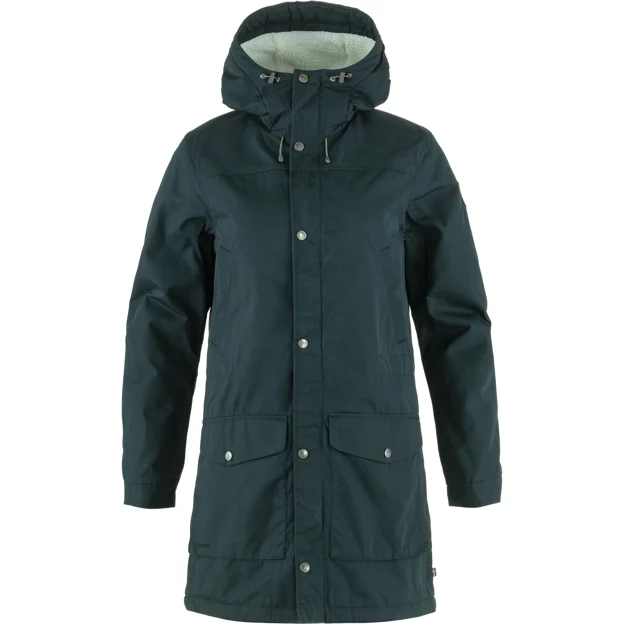 Fjällräven Greenland Winter Parka W Women’s Outdoor jackets Blue Main Front 65388