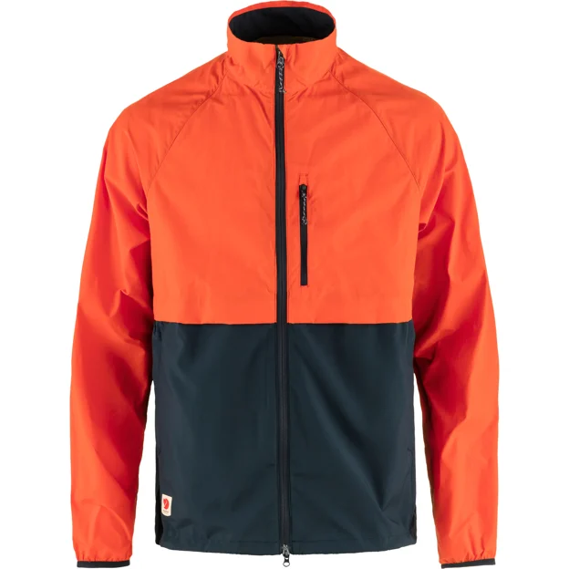 Fjällräven HC Hybrid Wind Jacket M Men’s Wind jackets Blue, Orange Main Front 73523