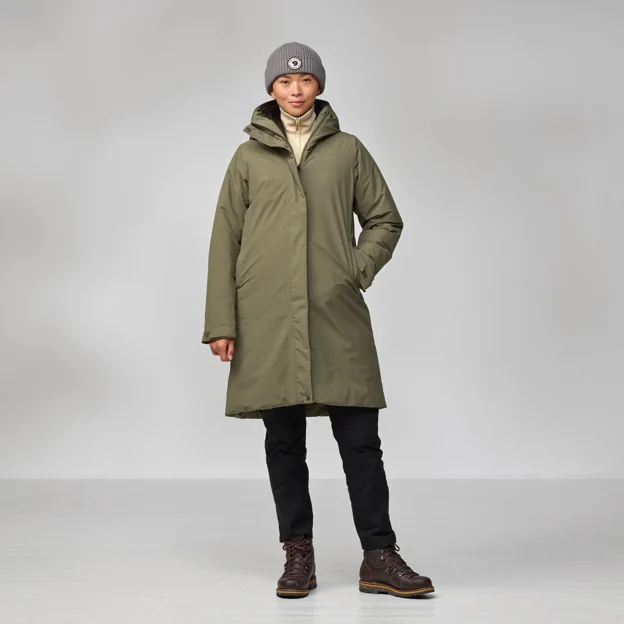 Fjällräven HC hydratic Padded Parka W Women’s Outdoor jackets Model Model front 94707
