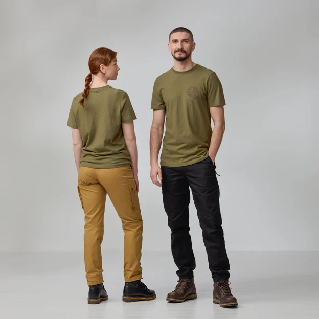 Fjällräven Hemp Blend Out Here T-shirt W Women’s T-shirts & tank tops Model Angle I 89871