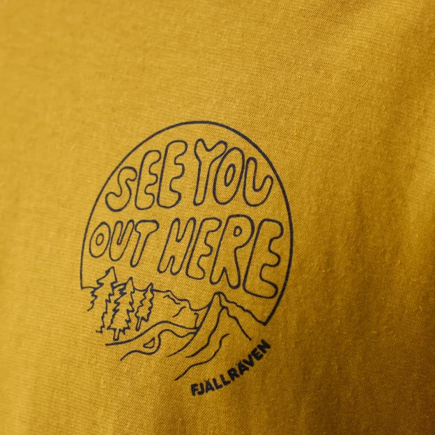 Fjällräven Hemp Blend Out Here T-shirt M Men’s T-shirts & tank tops Model Angle H 89986