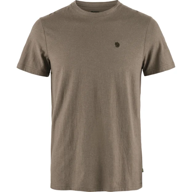 Fjällräven Hemp Blend T-shirt M Men’s T-shirts & tank tops Brown Main Front 92055