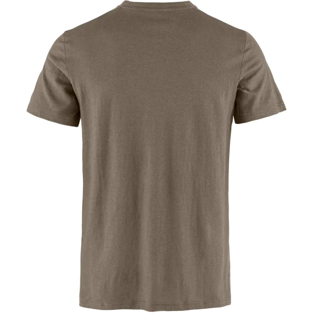 Fjällräven Hemp Blend T-shirt M Men’s T-shirts & tank tops Brown Main Back 101171
