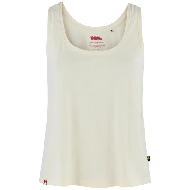 Fjällräven Hemp Blend Tank Top W Women’s T-shirts & tank tops White Main Front 101639