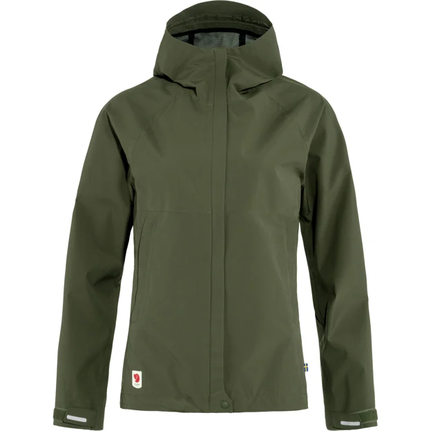 Fjällräven HC Hydratic Trail Jacket W Women’s Shell jackets Green Main Front 59637