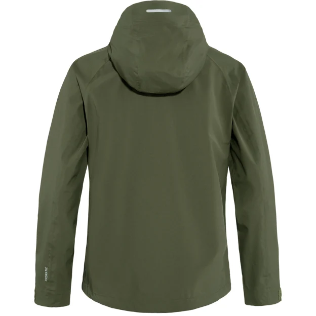 Fjällräven HC Hydratic Trail Jacket W Women’s Shell jackets Green Main Back 67172