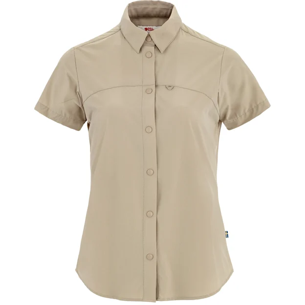 Fjällräven High Coast Lite Shirt SS W Women’s Shirts Beige Main Front 100904