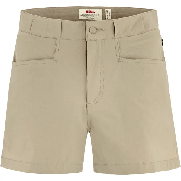 Fjällräven High Coast Lite Shorts W Women’s Shorts & skirts Beige Main Front 100154