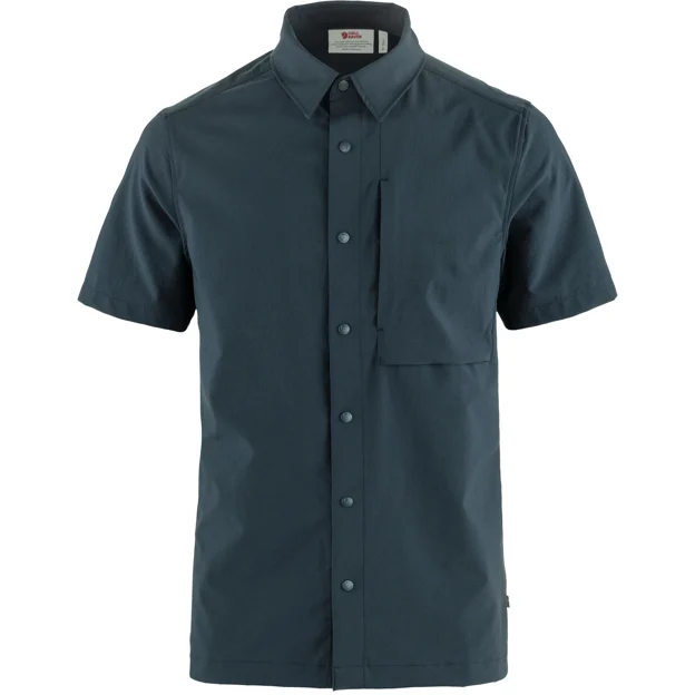 Fjällräven High Coast Pack Shirt SS M Men’s Shirts Blue Main Front 84438