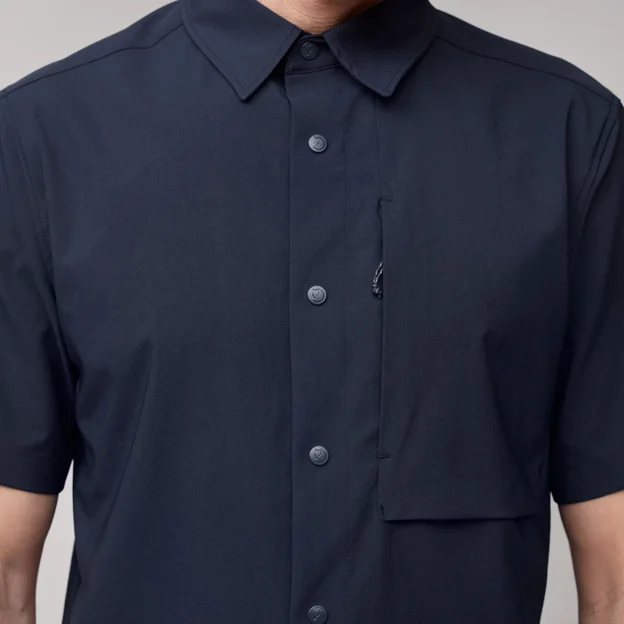 Fjällräven High Coast Pack Shirt SS M Men’s Shirts Model Angle F 89965