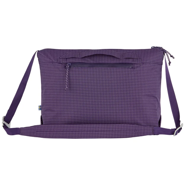 Fjällräven High Coast Pro Shoulder Bag Unisex Daypacks Purple Main Back 105176