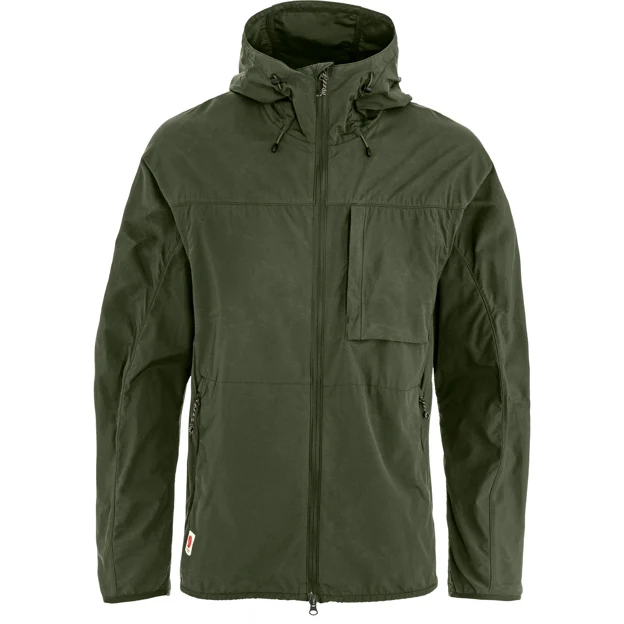 Fjällräven High Coast Wind Jacket M Men’s Wind jackets Green Main Front 100794