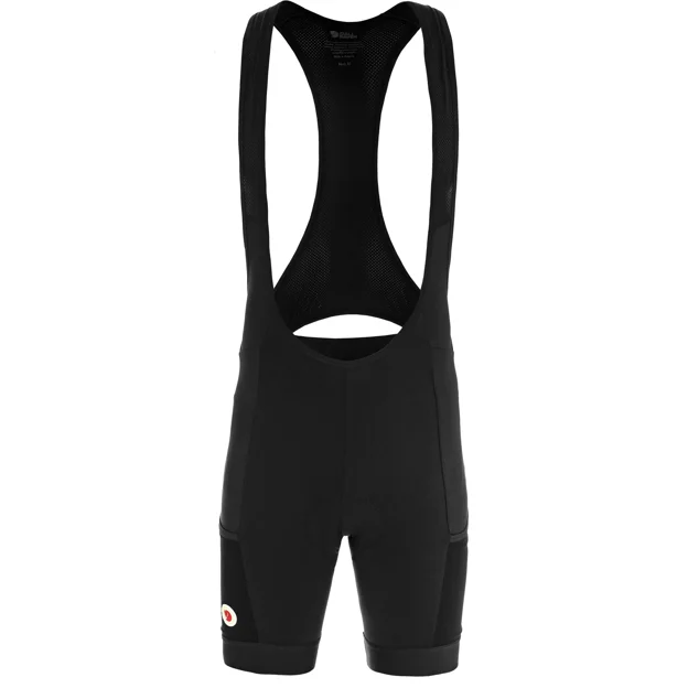 Fjällräven Hoja Bib Shorts M Men’s Shorts & skirts Black Main Front 100970