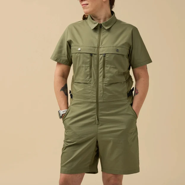 Fjällräven Hoja Field Suit W Women’s Outdoor trousers Model Angle F 90151