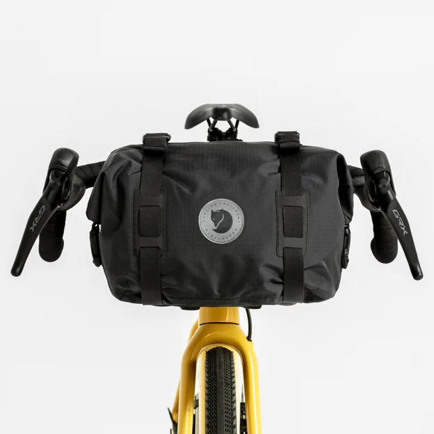 Fjällräven Hoja Handlebar Rolltop Unisex Backpack & bag accessories Black Main Front 84336