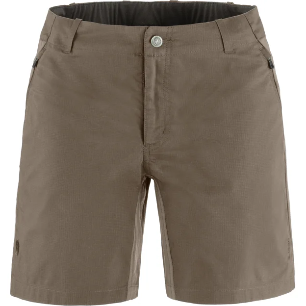 Fjällräven Hoja Hybrid Shorts W Women’s Shorts & skirts Brown Main Front 92119