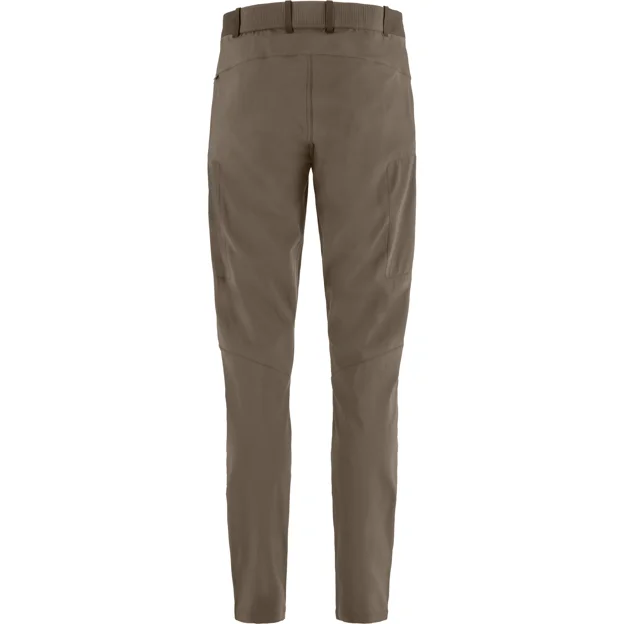 Fjällräven Hoja Hybrid Trousers M Men’s Outdoor trousers Brown Main Back 101039