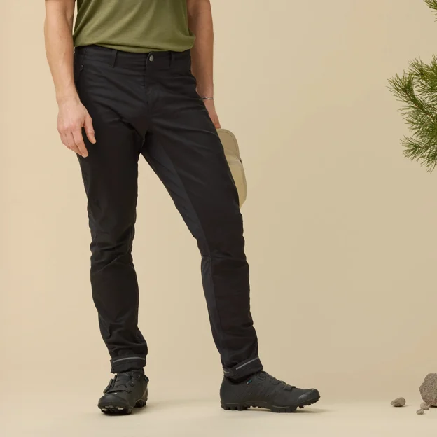 Fjällräven Hoja Hybrid Trousers M Men’s Outdoor trousers Model Angle F 93193