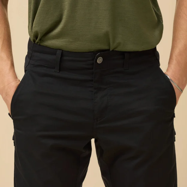 Fjällräven Hoja Hybrid Trousers M Men’s Outdoor trousers Model Angle G 93194