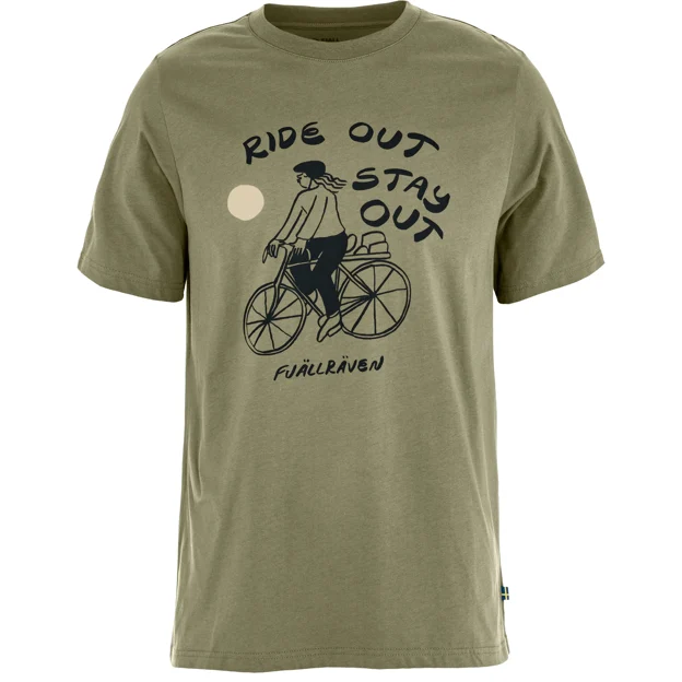 Fjällräven Hoja Iväg T-shirt M Men’s T-shirts & tank tops Green Main Front 100798