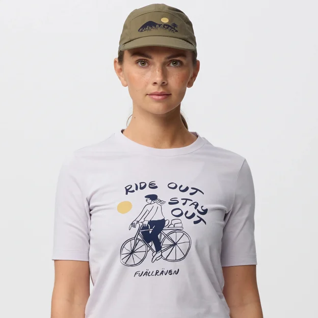Fjällräven Hoja Iväg T-shirt W Women’s T-shirts & tank tops Model Angle G 100465