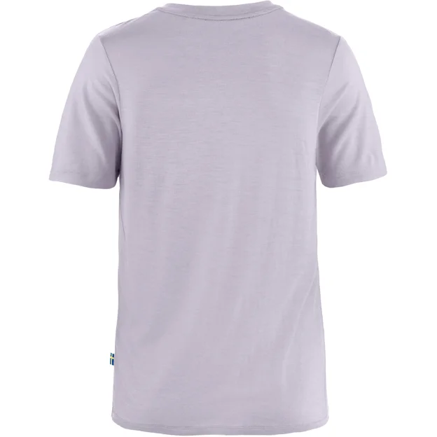 Fjällräven Hoja Lugnt Wool T-shirt M Men’s T-shirts & tank tops Purple Main Back 121702