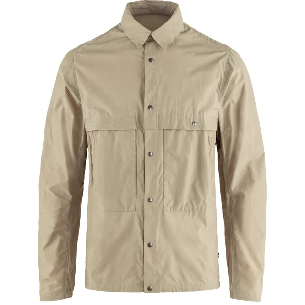 Fjällräven Hoja Rider's Wind Jacket M Men’s Wind jackets Beige Main Front 84477