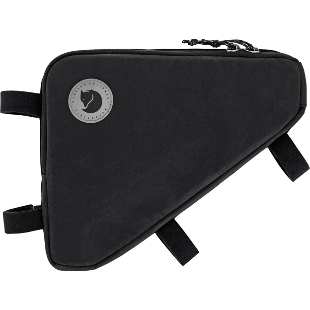 Fjällräven Hoja Triangle Frame Bag Unisex Backpack & bag accessories Black Main Front 100938