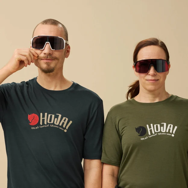 Fjällräven Hoja Wool T-shirt M Men’s T-shirts & tank tops Model Angle F 90053