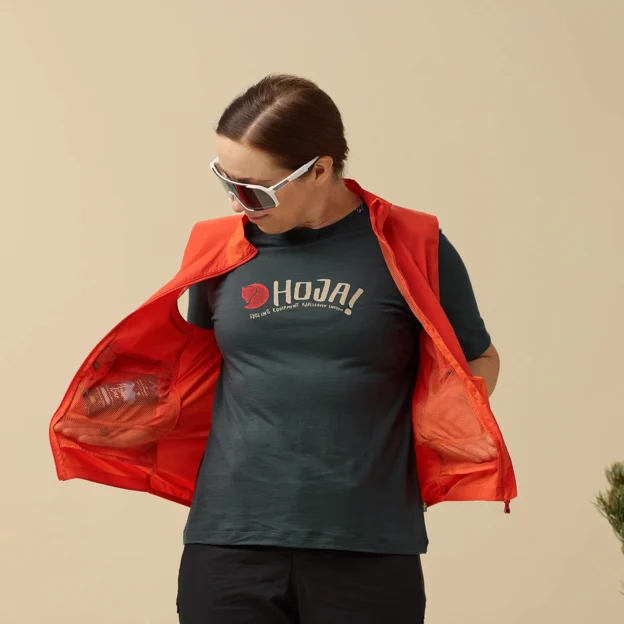 Fjällräven Hoja Wool T-shirt W Women’s T-shirts & tank tops Model Model front 90055