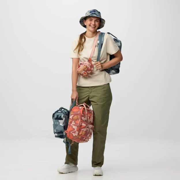 Fjällräven Kånken Graphics Unisex Daypacks Model Angle J 100507