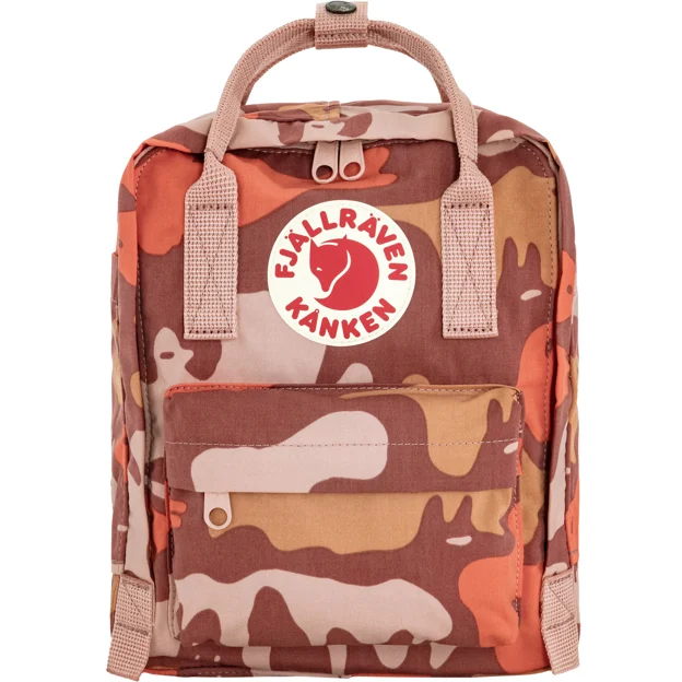Fjällräven Kånken Graphics Mini Unisex Daypacks Pink Main Front 100256