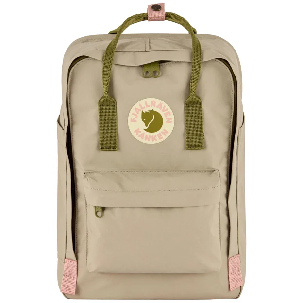 Fjällräven Kånken Koncept Laptop 15 Unisex Daypacks Green, Beige Main Front 104393