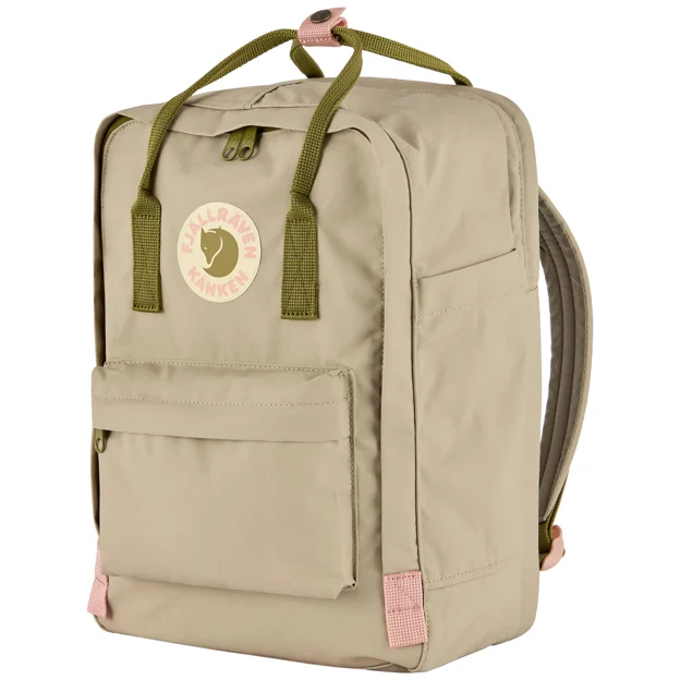 Fjällräven Kånken Koncept Laptop 15 Unisex Daypacks Green, Beige Main Angle F 104411