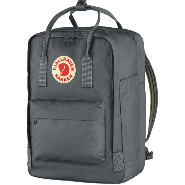 Fjällräven Kånken Laptop 15 Unisex Daypacks Grey Main Angle F 60825