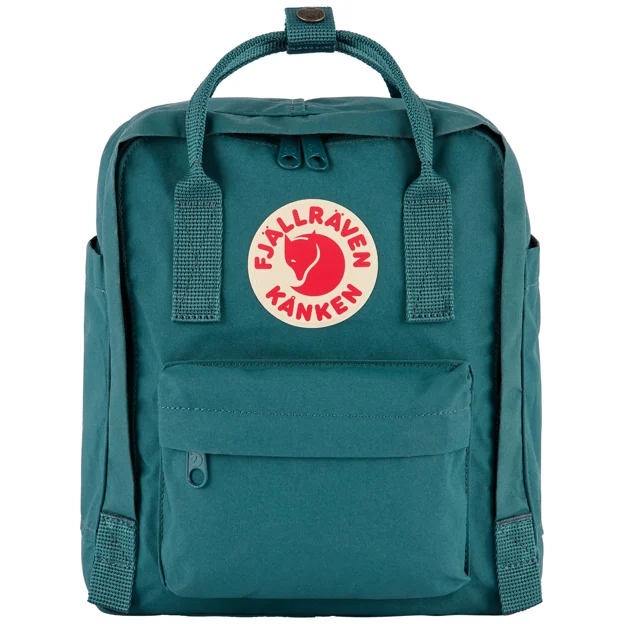 Fjällräven Kånken Mini Unisex Outlet Green Main Front 104407