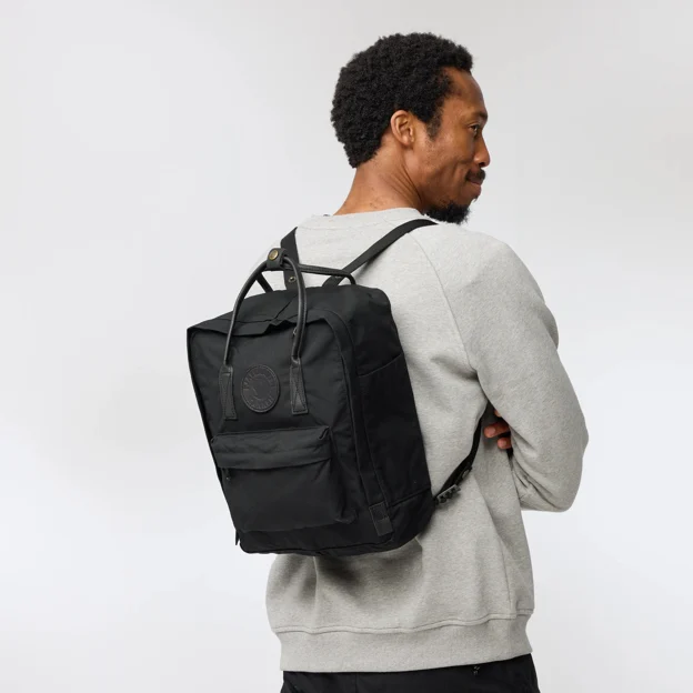 Fjällräven Kånken No. 2 Black Unisex Daypacks Model Model side 92876