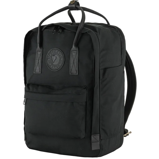 Fjällräven Kånken No. 2 Black Laptop 15 Unisex Laptop bags Black Main Back 65423