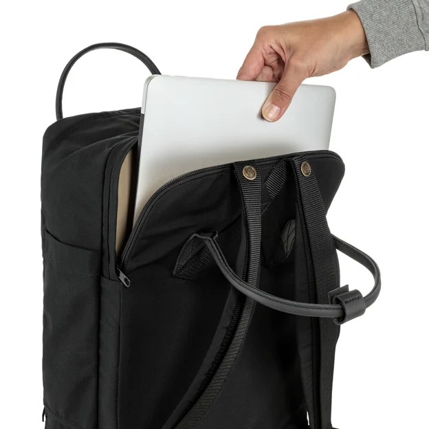 Fjällräven Kånken No. 2 Black Laptop 15 Unisex Laptop bags Detail Angle I 65424