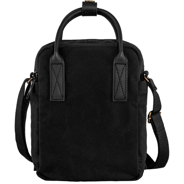 Fjällräven Kånken No. 2 Black Sling Unisex Shoulder bags Black Main Back 42879