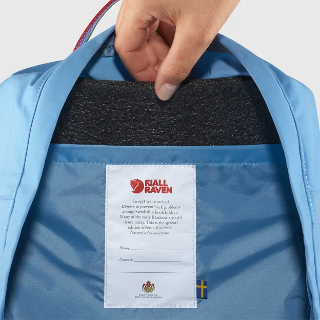Fjällräven Kånken Rainbow Unisex Outlet Detail Angle G 43836