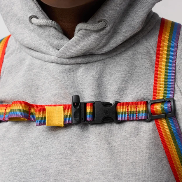 Fjällräven Kånken Rainbow Chest Strap Unisex Backpack & bag accessories Model Model back 85622